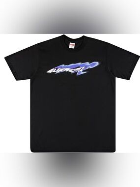 Supreme SS21 Wind Tee Black Size Large NWT Sealed Week 1
